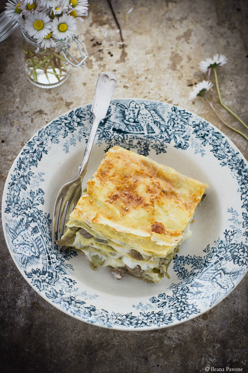 Timballo di scrippelle in bianco