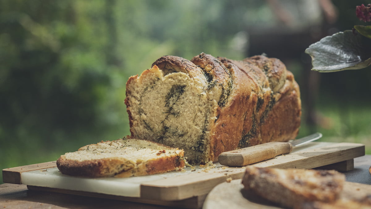 Pane al pesto