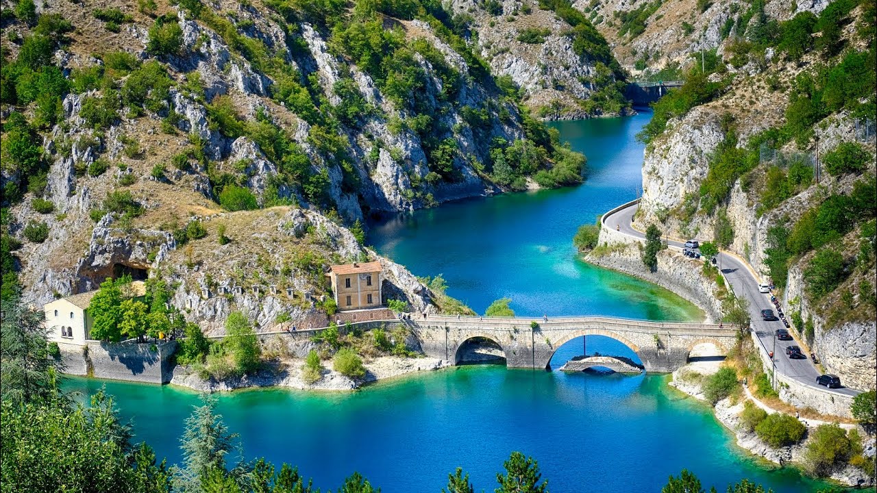 lago di san domenico gole del sagittario abruzzo