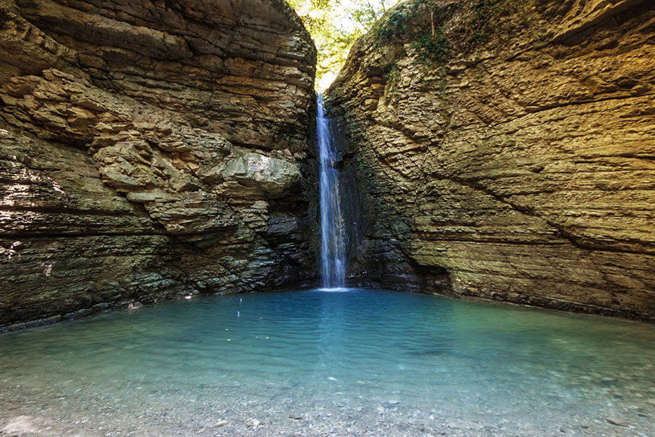 cascata di cusano abruzzo