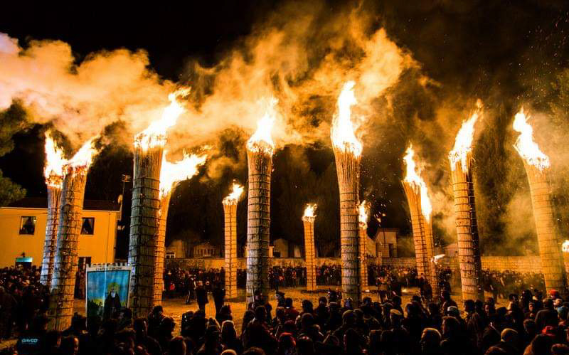 Festa di SantAntonio Abate a Fara Filiorum Petri Foto di Romano Paolini